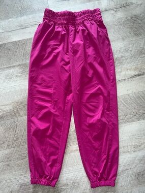 Zella Magenta Track Jogger Pants Size Medium